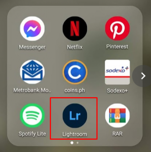 Importing the DNG file to Lightroom Mobile