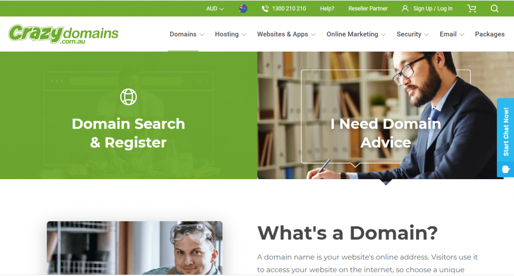 register a domain name